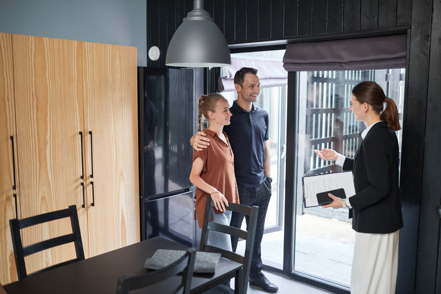 Renters para w salonie