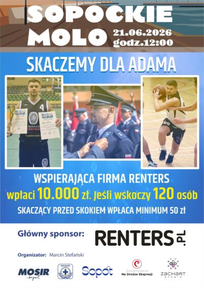 Renters wspiera Skok z Molo w Sopocie
